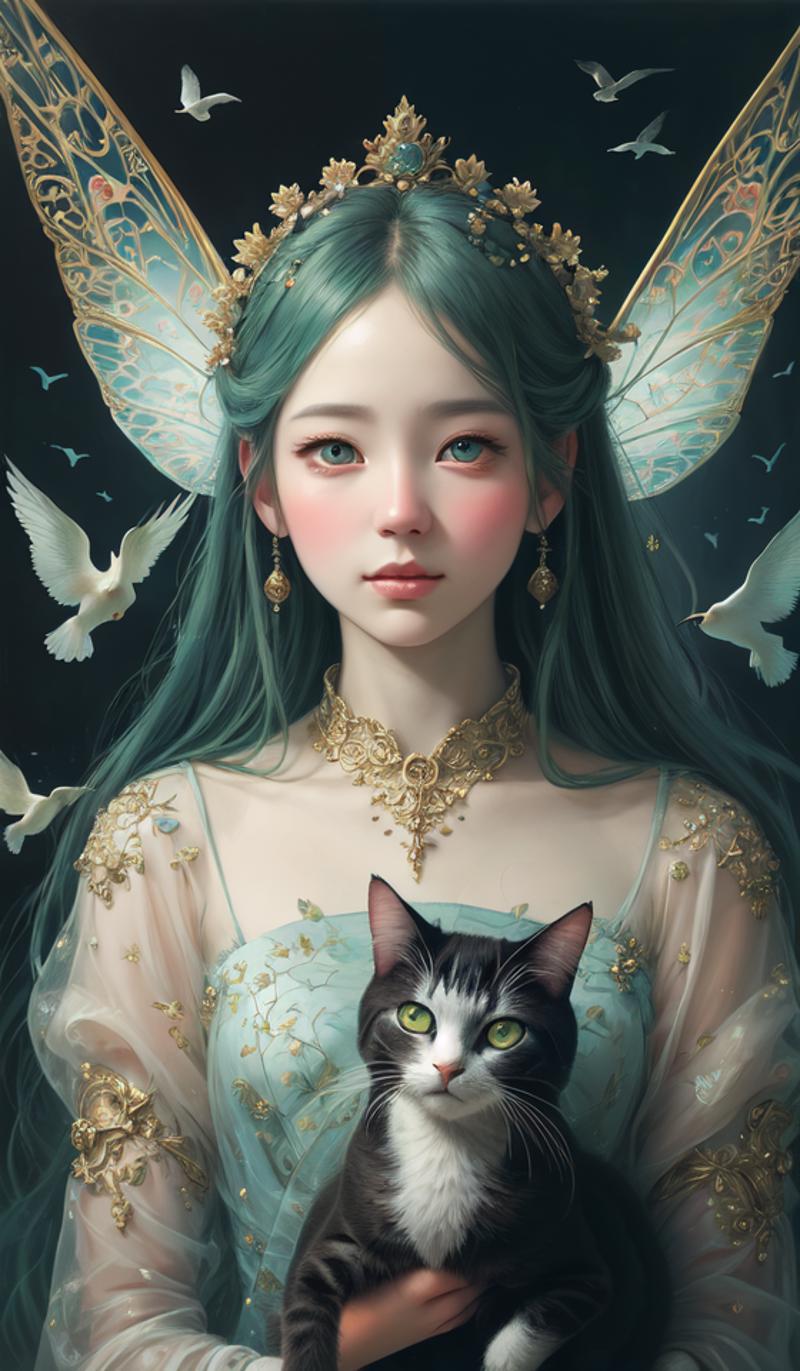 04417-1115560325-breathtaking Portrait fairy by Miho Hirano, realistic, detailed, blue, green tonalities, beautiful collage technique including b.png